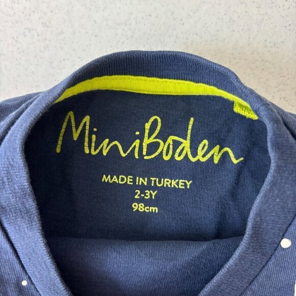 Mini Boden Surfing Astronaut Long Sleeve Tee 2-3 - Picture 2 of 7